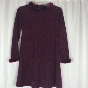 American Girl Plum color Dress Size 12